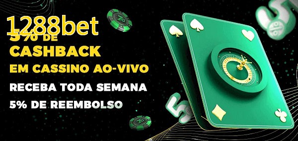 Promoções do cassino ao Vivo 1288bet
